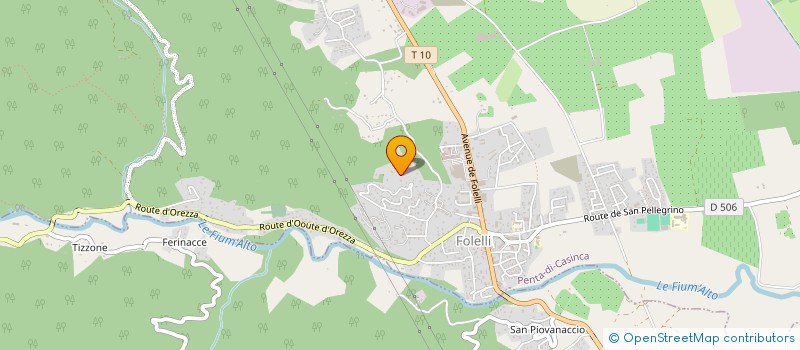 localisation de l'entreprise SCI ABITBOL-FRANCHINI IMMOPRO à CASTELLARE-DI-CASINCA