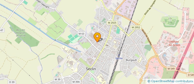 localisation de l'entreprise SCI ABITE  SECLIN