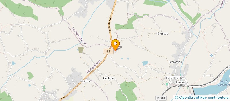 localisation de l'entreprise SCI ABIYO IMMOBILIER  BAJAMONT