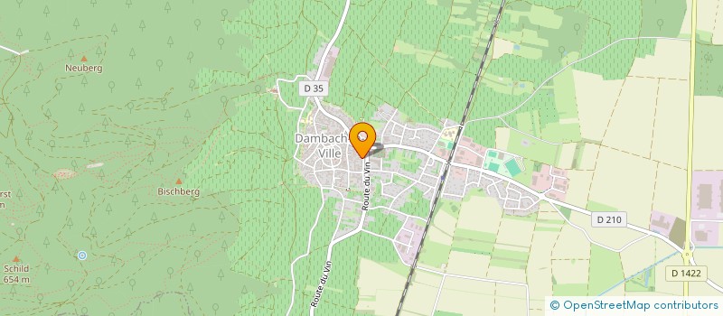 localisation de l'entreprise SCI ABJ  DAMBACH-LA-VILLE