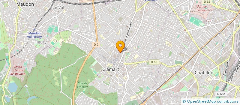 localisation de l'entreprise SCI ABJ IMMO  CLAMART