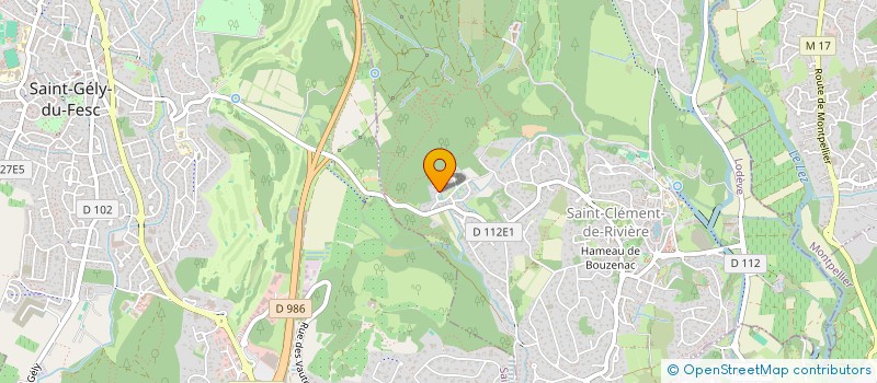 localisation de l'entreprise SCI ABJ2F  SAINT-CLEMENT-DE-RIVIERE