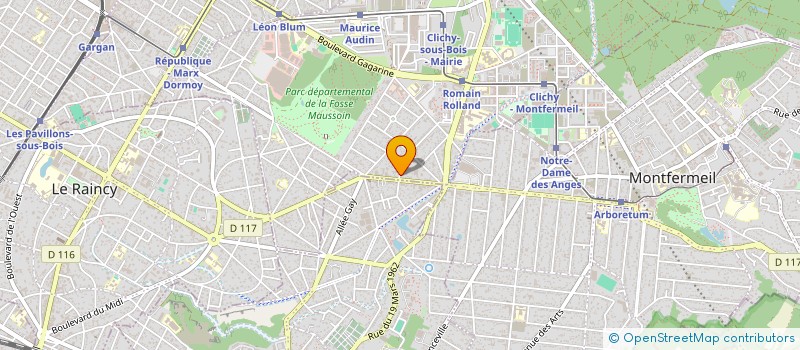 localisation de l'entreprise SCI ABKSV à AULNAY-SOUS-BOIS