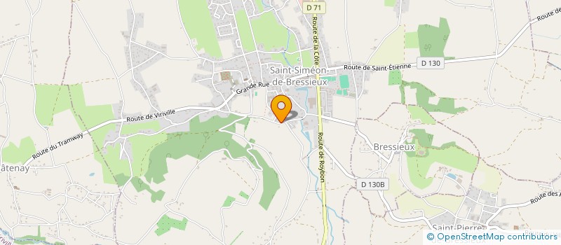 localisation de l'entreprise SCI ABKZ  SAINT-SIMEON-DE-BRESSIEUX