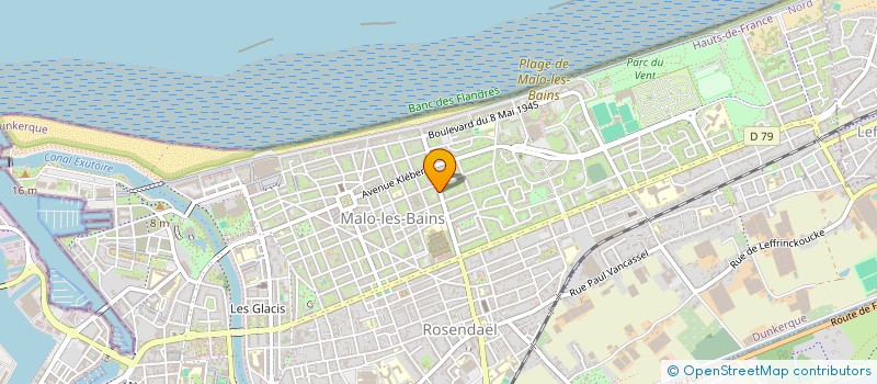 localisation de l'entreprise SCI ABL à DUNKERQUE