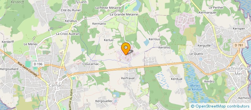 localisation de l'entreprise SCI ABL  CARNAC