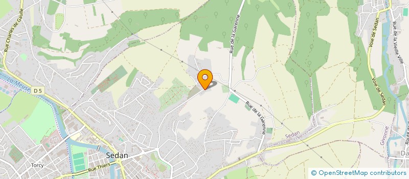 localisation de l'entreprise SCI ABL  SEDAN