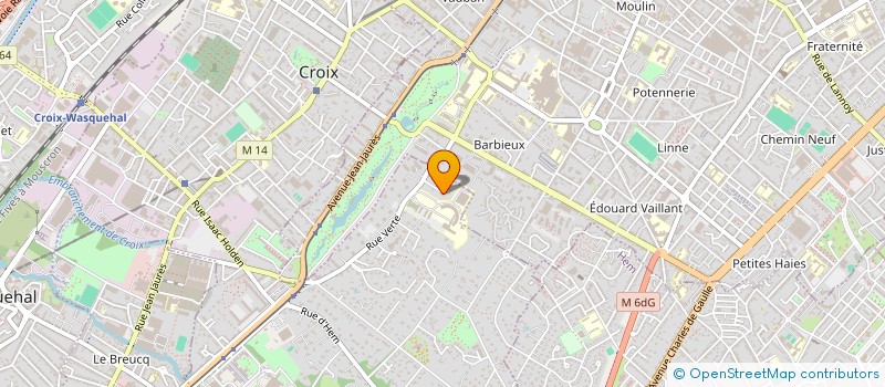 localisation de l'entreprise SCI ABLACSA à CROIX