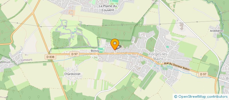 localisation de l'entreprise SCI ABLC  FORGES-LES-BAINS