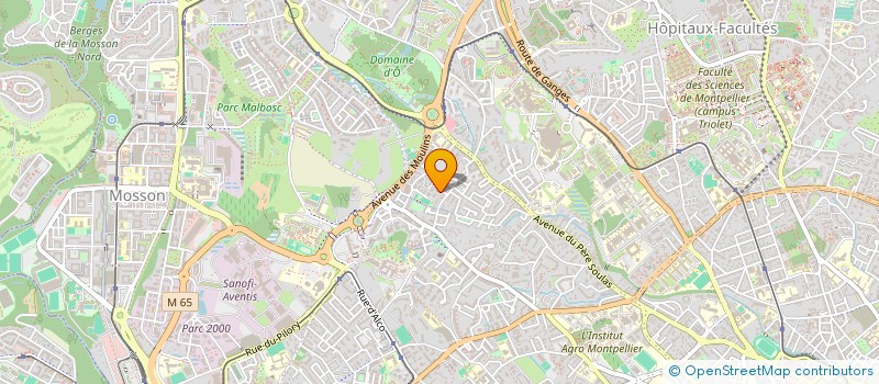 localisation de l'entreprise SCI ABLM IMMO à MONTPELLIER
