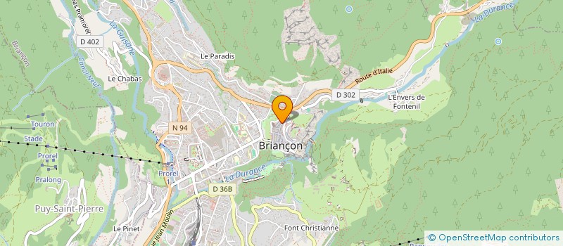 localisation de l'entreprise SCI ABLO à BRIANCON