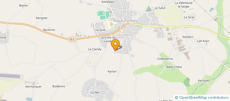 localisation de l'entreprise SCI ABLR  NOYAL-PONTIVY