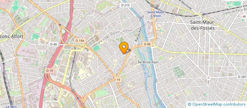 localisation de l'entreprise SCI ABLR PREM  CRETEIL