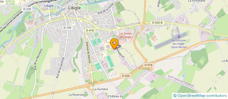 localisation de l'entreprise SCI ABM à L'AIGLE