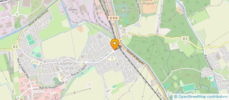 localisation de l'entreprise SCI ABM  CAPPELLE-LA-GRANDE