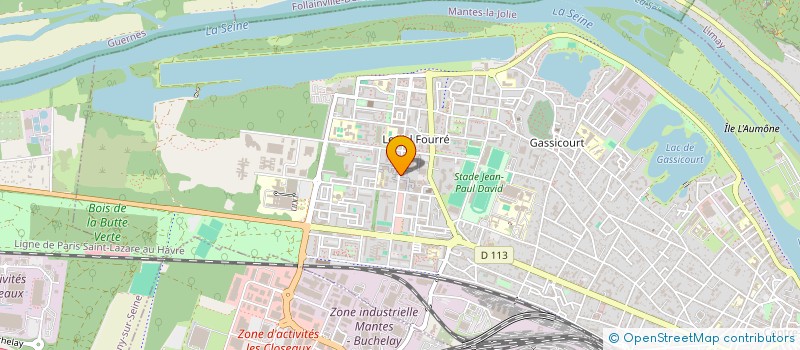 localisation de l'entreprise SCI ABM  MANTES-LA-JOLIE