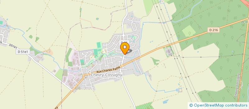 localisation de l'entreprise SCI ABM CHEVRY  CHEVRY-COSSIGNY