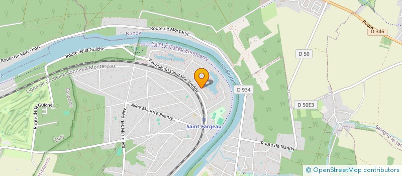 localisation de l'entreprise SCI ABMB  SAINT-FARGEAU-PONTHIERRY