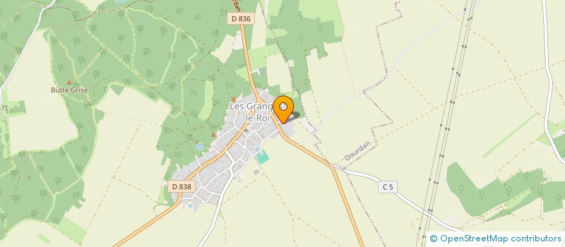 localisation de l'entreprise SCI ABMN à LES GRANGES-LE-ROI
