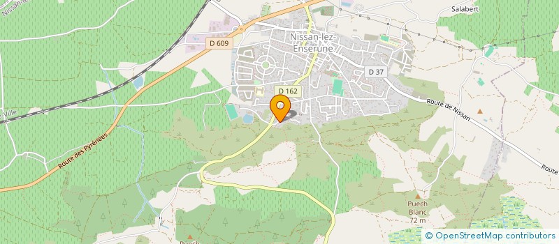 localisation de l'entreprise SCI ABMOTION  NISSAN-LEZ-ENSERUNE