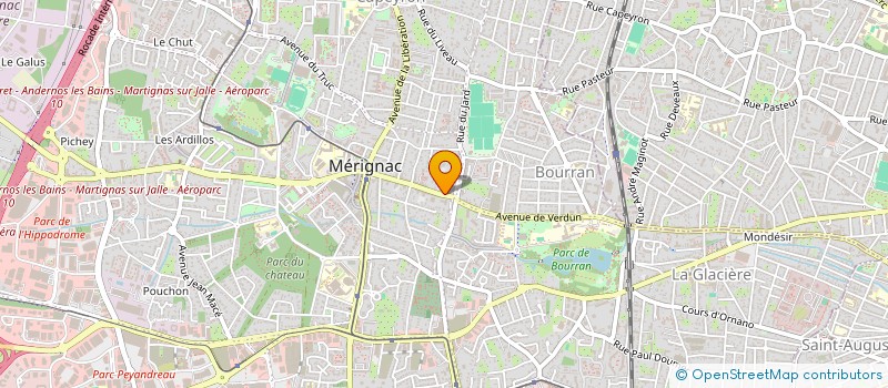 localisation de l'entreprise SCI ABMS  MERIGNAC