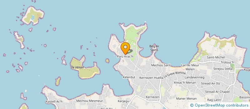 localisation de l'entreprise SCI ABOLLIVIER  PLOUGUERNEAU