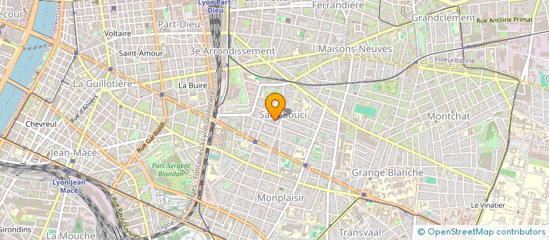 localisation de l'entreprise SCI ABOMEY  LYON