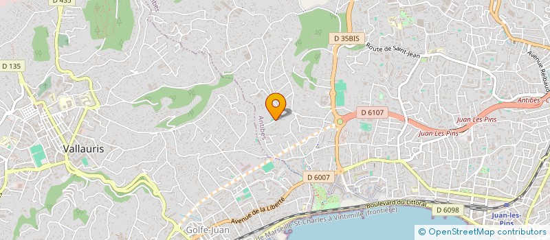localisation de l'entreprise SCI ABON à ANTIBES