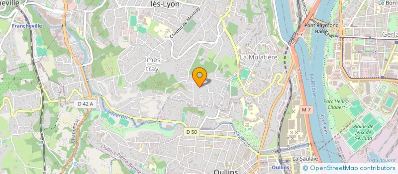 localisation de l'entreprise SCI ABONDANCE  SAINTE-FOY-LES-LYON