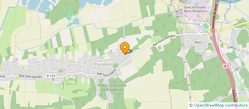 localisation de l'entreprise SCI ABONDANCE  PONTPOINT