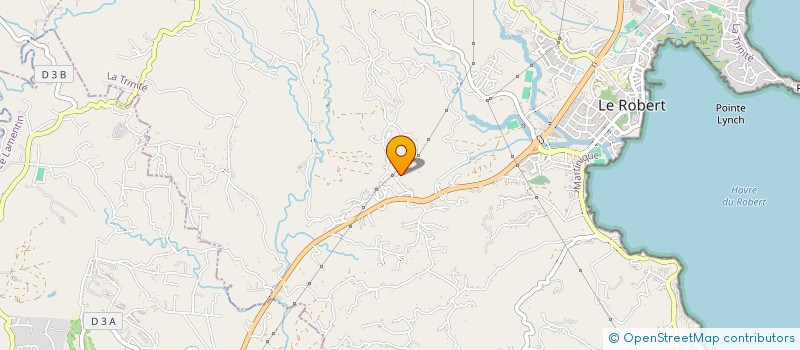 localisation de l'entreprise SCI ABONDANCE LES CORAUX  LE ROBERT