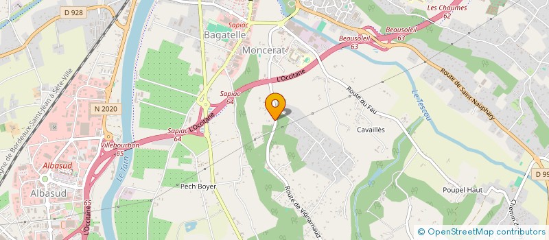 localisation de l'entreprise SCI ABOT  MONTAUBAN