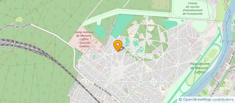 localisation de l'entreprise SCI ABOU-RJEILI  MAISONS-LAFFITTE