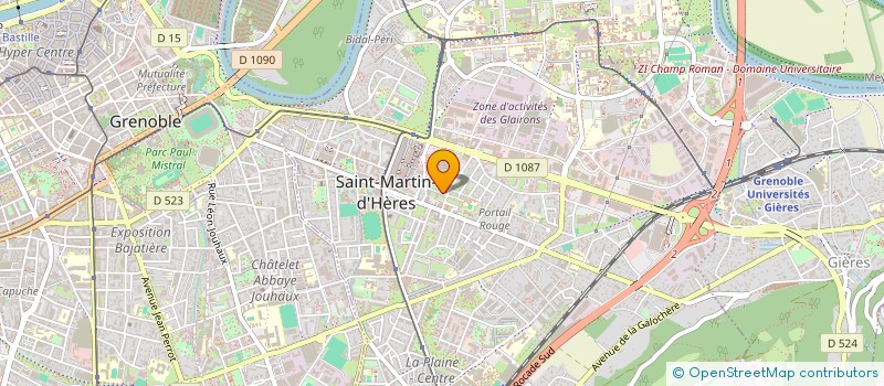 localisation de l'entreprise SCI ABOU SAMRA  SAINT-MARTIN-D'HERES