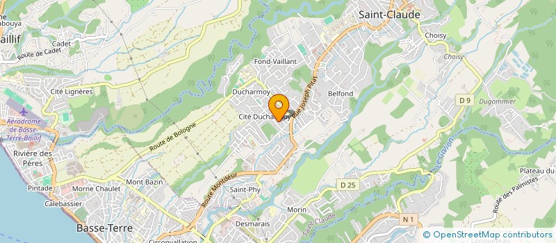 localisation de l'entreprise SCI ABOUD TERON à SAINT-CLAUDE