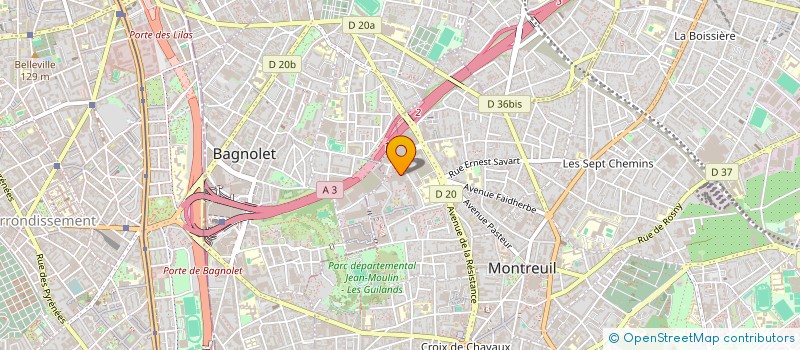 localisation de l'entreprise SCI ABOUZAID à MONTREUIL