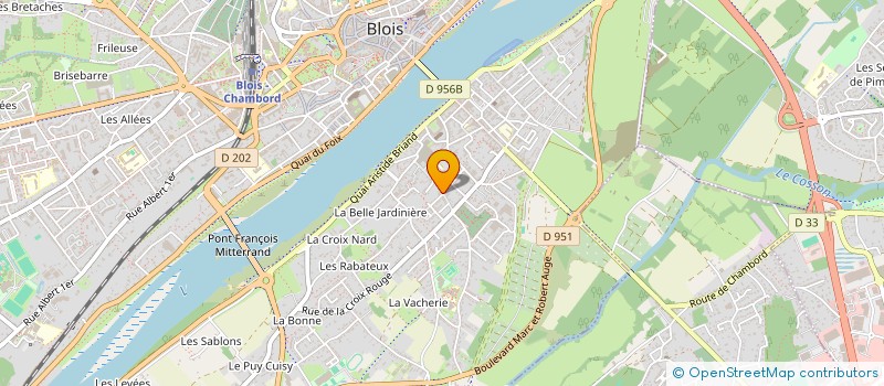 localisation de l'entreprise SCI ABP  BLOIS