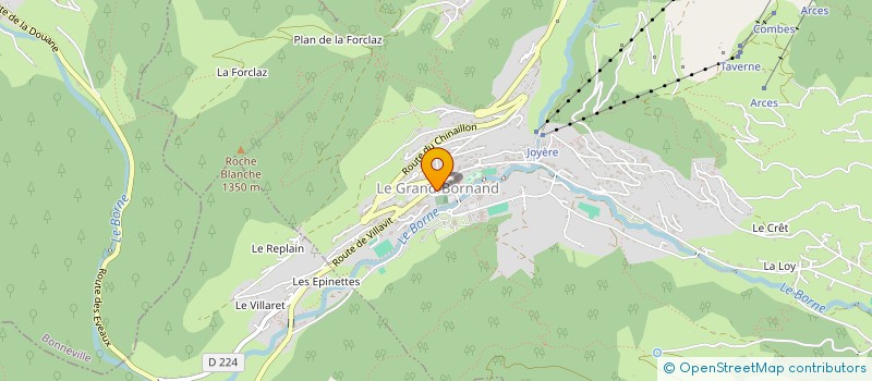 localisation de l'entreprise SCI ABR à LE GRAND-BORNAND
