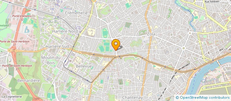 localisation de l'entreprise SCI ABR INVESTISSEMENTS à NANTES
