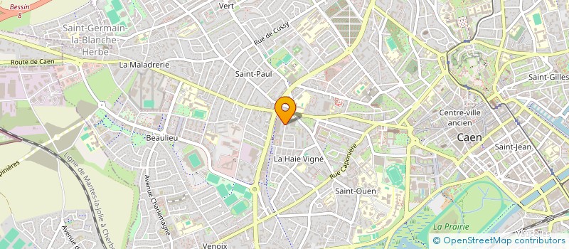 localisation de l'entreprise SCI ABRACADABRA  CAEN