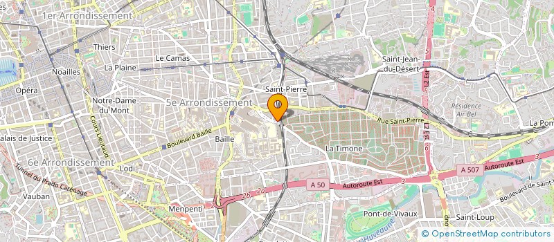localisation de l'entreprise SCI ABRACADABRA à MARSEILLE