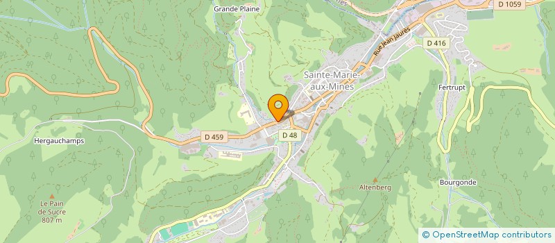 localisation de l'entreprise SCI ABRACANDI  SAINTE-MARIE-AUX-MINES