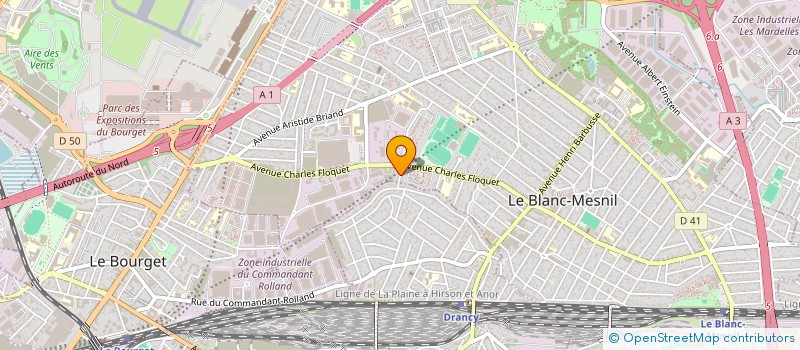 localisation de l'entreprise SCI ABRAWAN  LE BLANC-MESNIL