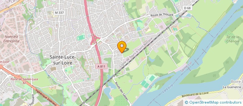 localisation de l'entreprise SCI ABRAXAS  SAINTE-LUCE-SUR-LOIRE