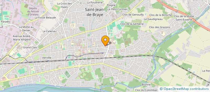 localisation de l'entreprise SCI ABRAYSIE KINE à SAINT-JEAN-DE-BRAYE
