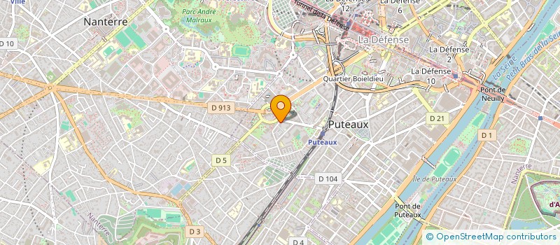 localisation de l'entreprise SCI ABRI  PUTEAUX