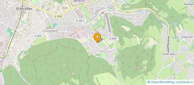 localisation de l'entreprise SCI ABRIBAT à BRESSON