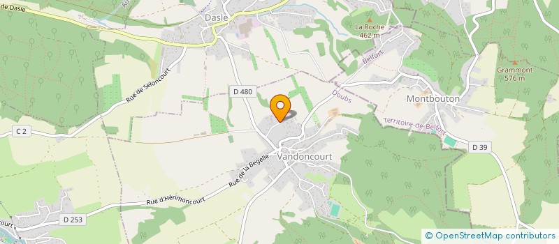 localisation de l'entreprise SCI ABRICHLO  VANDONCOURT