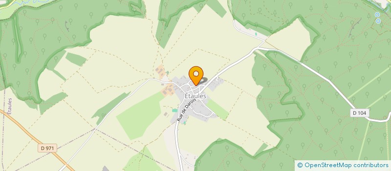 localisation de l'entreprise SCI ABRICOTINE  ETAULES