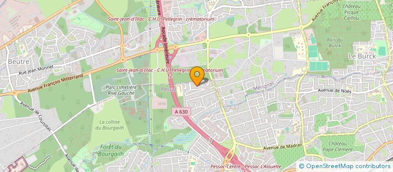 localisation de l'entreprise SCI ABRIMMO à PESSAC